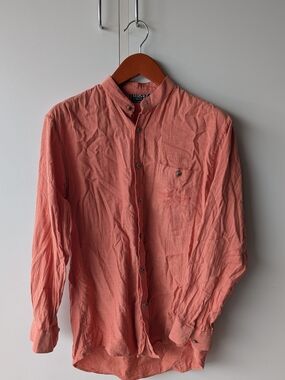 Versace Collection Coral Mandarin-Collar Men’s Shirt